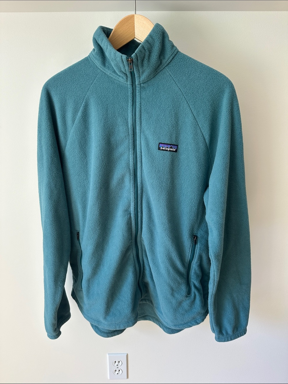 Patagonia Teal Full-Zip Fleece Jacket